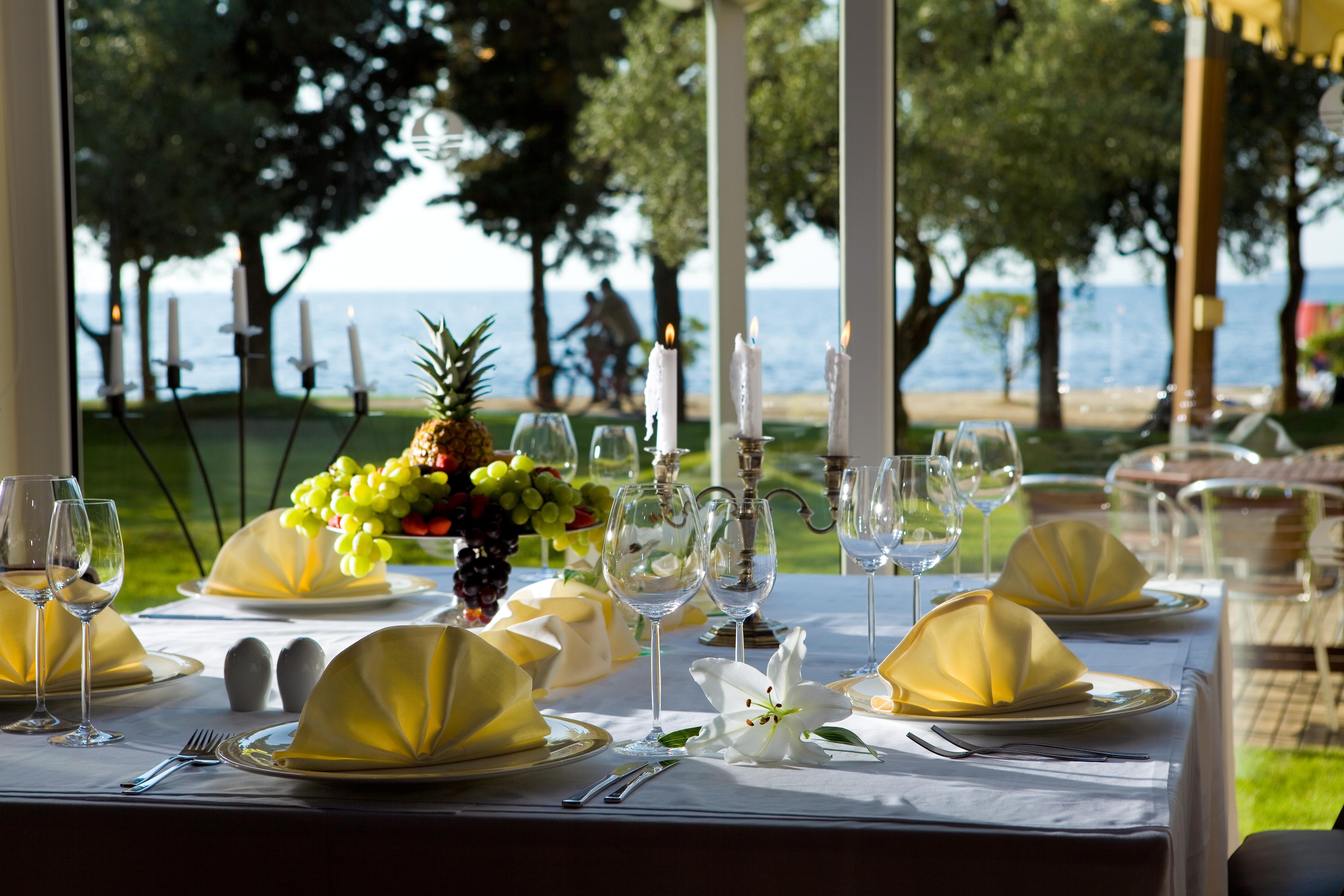 Residence Umag Plava Laguna Restaurang bild